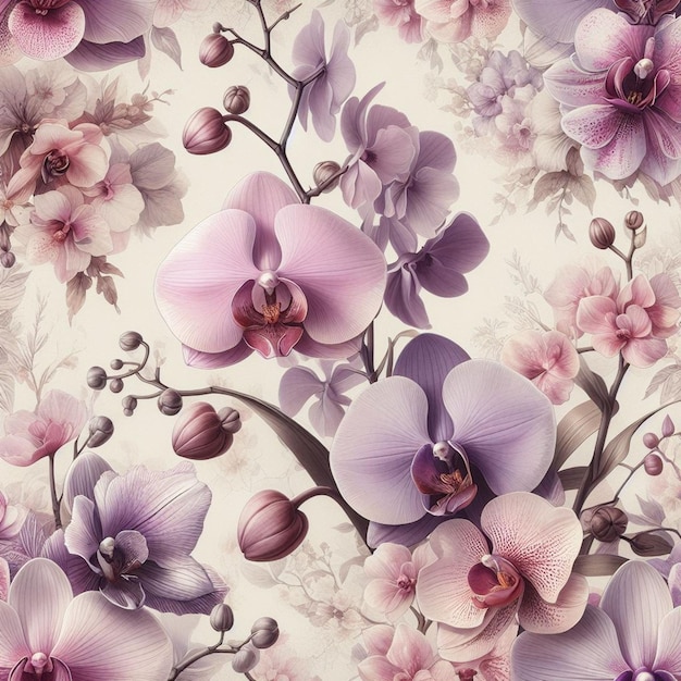 Orchid pattern