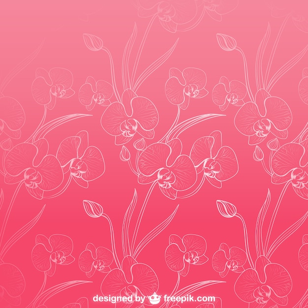 Orchids background pattern