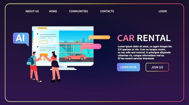 Order car in mobile application transportation carsharing service carpooling rental concept