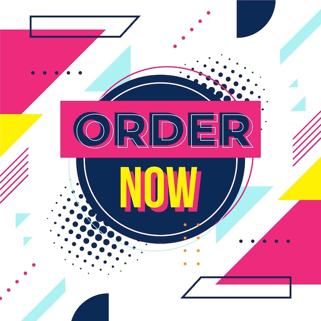 Vector order now banner