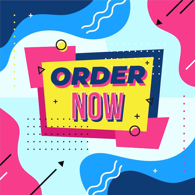 Vector order now banner