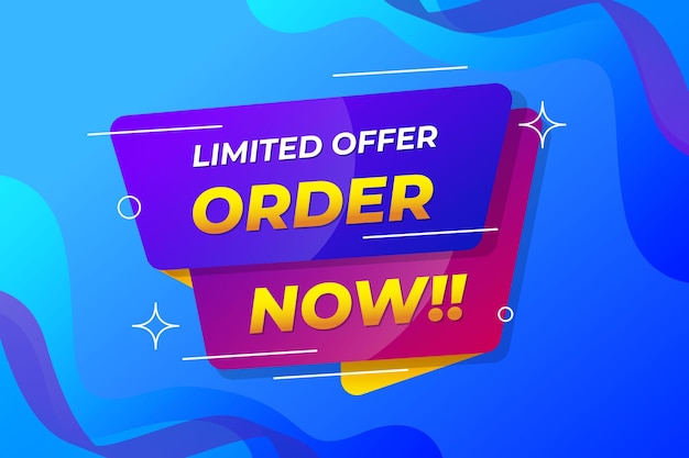 Order now banner