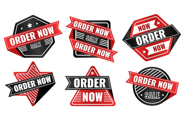 Vector order now label collection