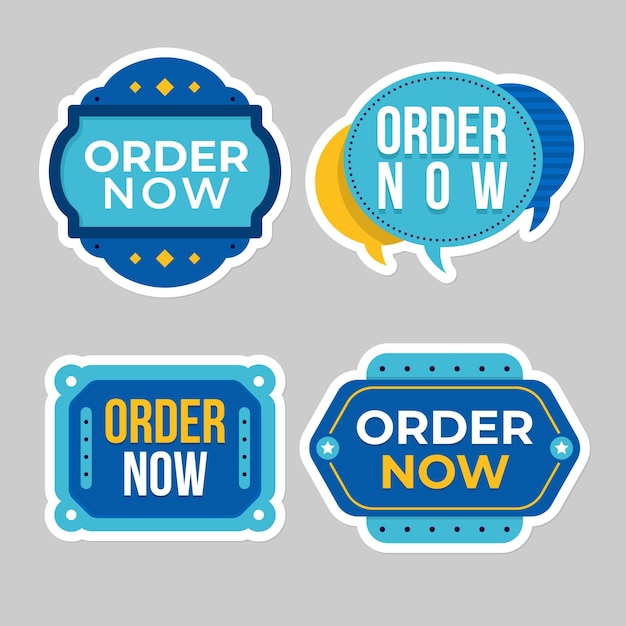 Order now sticker pack