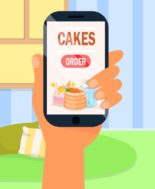 Ordering Cakes via Internet App