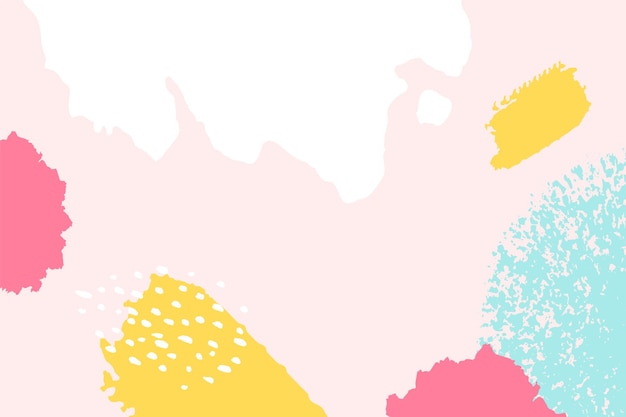 누드 파스텔 색상의 유기적 추상 모양, 중성 베이지색 배경