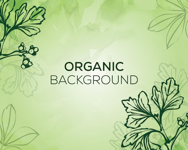 Vector organic background concept