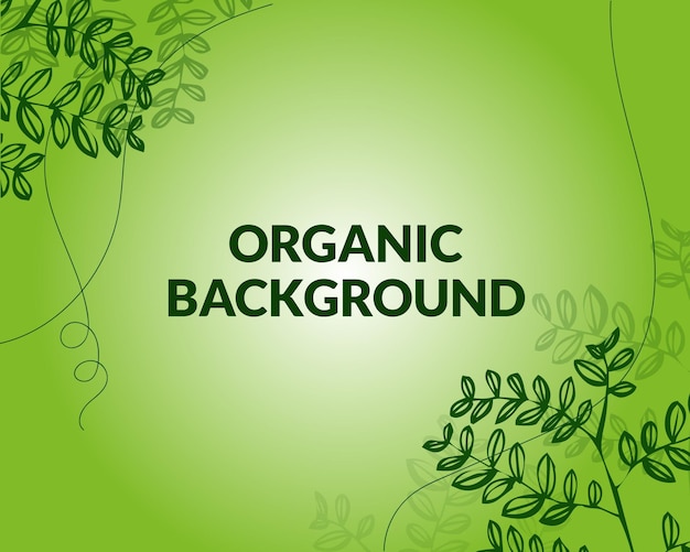 Vector organic background concept