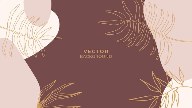 Vector organic background with floral and geometric elements. for social media posts, mobile apps, banners design and web or internet ads. fashion bohemian backgrounds. boho style background