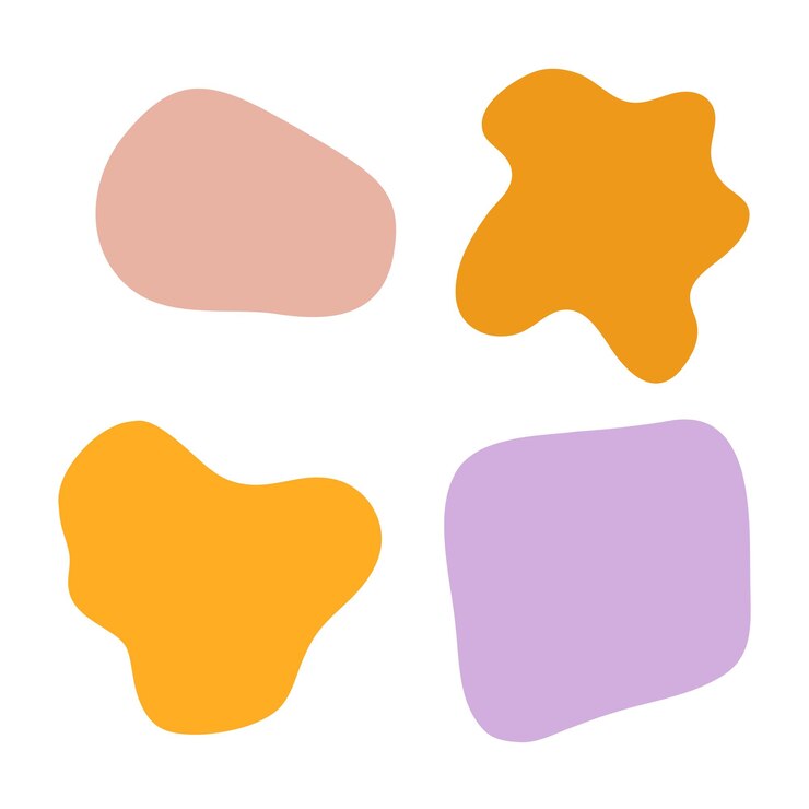 Vector organic blob organic blob 4