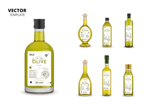 organic extra virgin olive oil glass bottle packagings