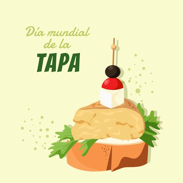 유기 평면 dia mundial de la tapa 그림