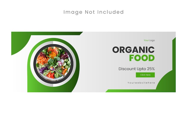 organic food social media cover