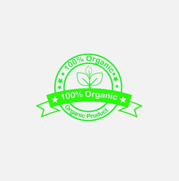 Organic logo template