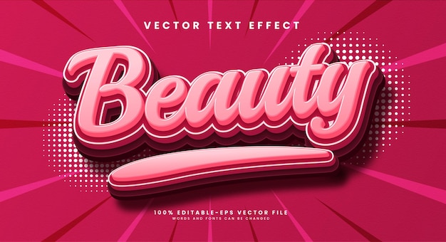 Vector organic matter 3d editable vector text style effect suitable for natural organic themes