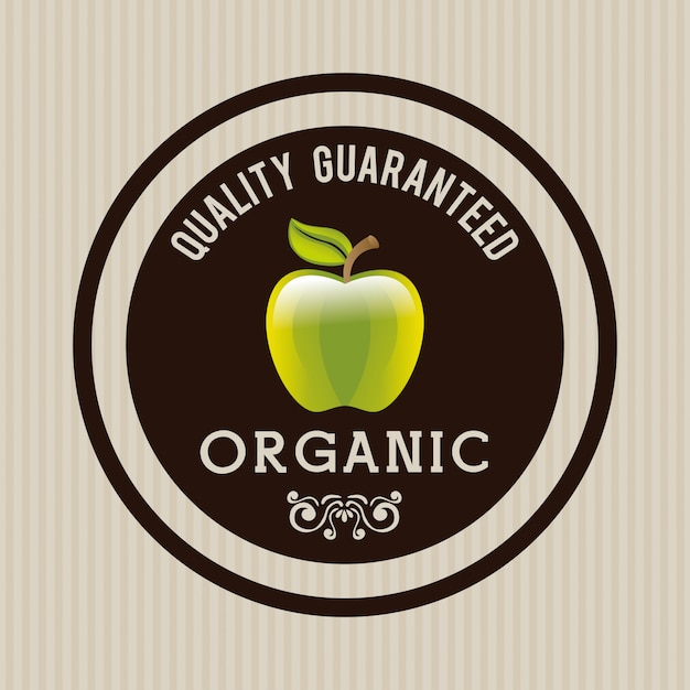 Organic natural food label