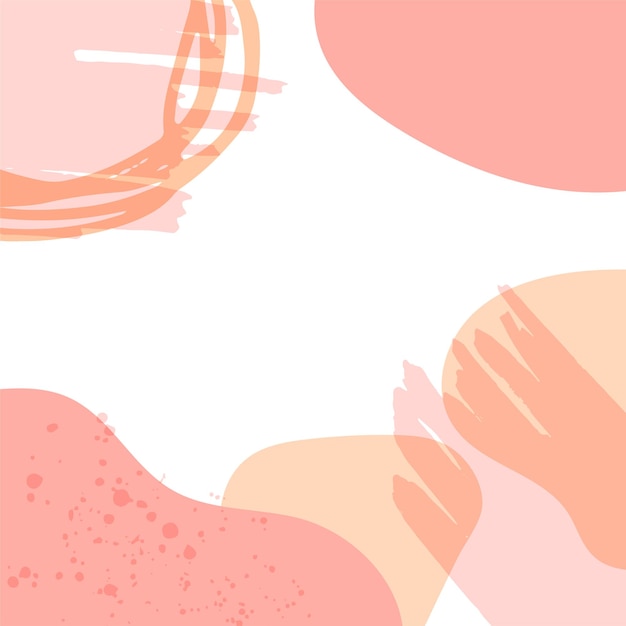 Органический розовый коричневый загар обнаженный цветочный фон абстрактных форм с рисованной текстурой, кистью, отпуском и минималистским стилем. абстрактный минимальный рисованной фон.