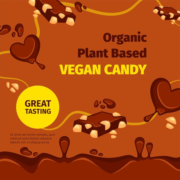 Organic plant based vegan candy and chocolate