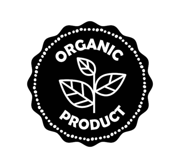 Vector organic product label