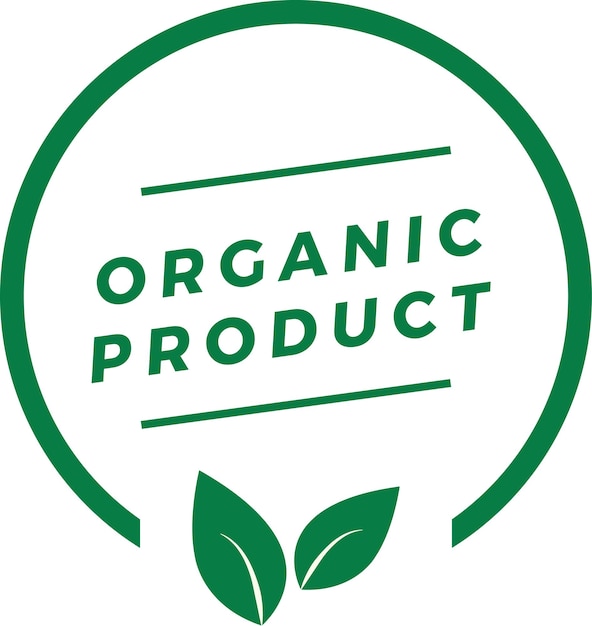 Organic product logo