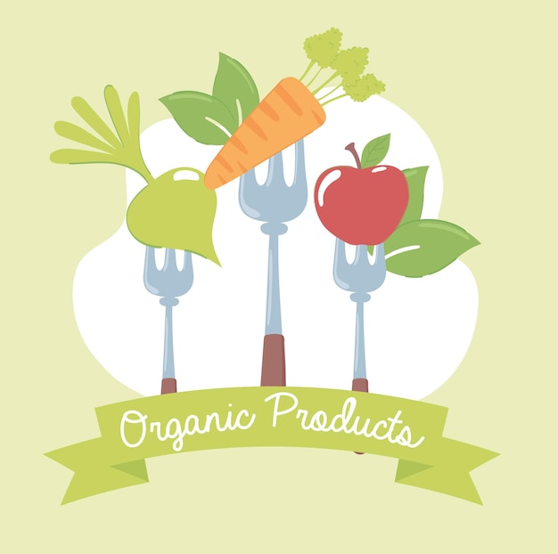 Organic products in forks