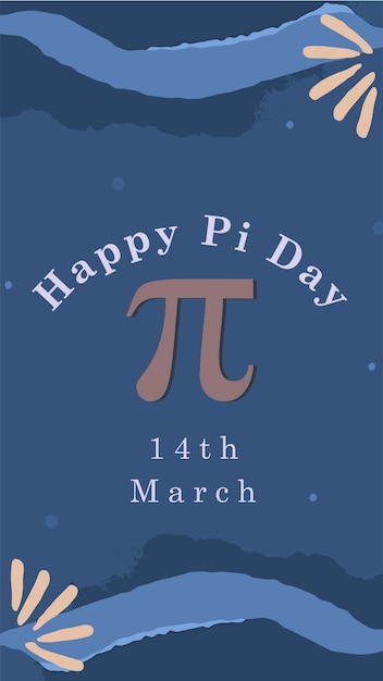 Organic Shape Pi Day Games Story, Happy Pi day