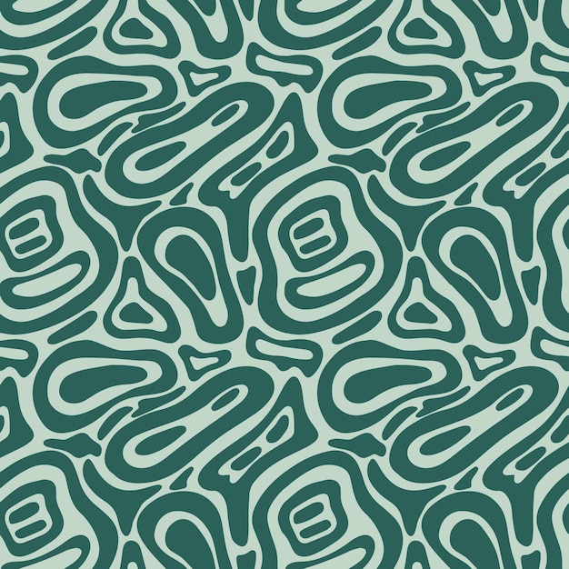 Organic smooth shapes seamless pattern simple background for wrapping and textile