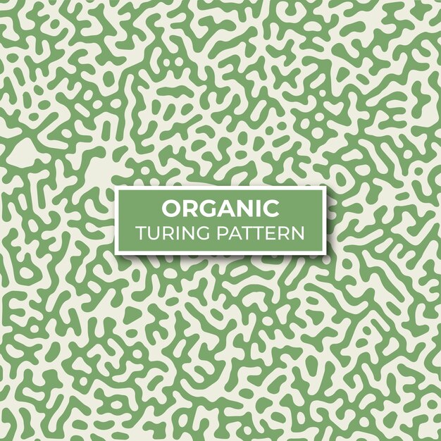Organic turing pattern template