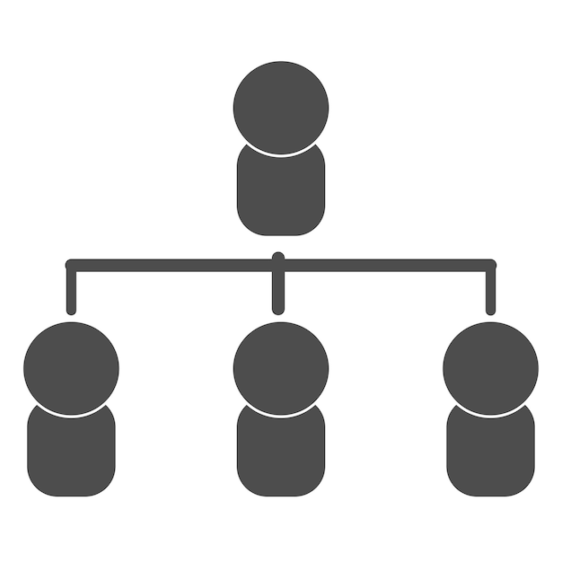 Organizational structure icon