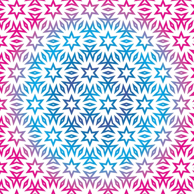 Oriental Abstract Pattern Isolated Background