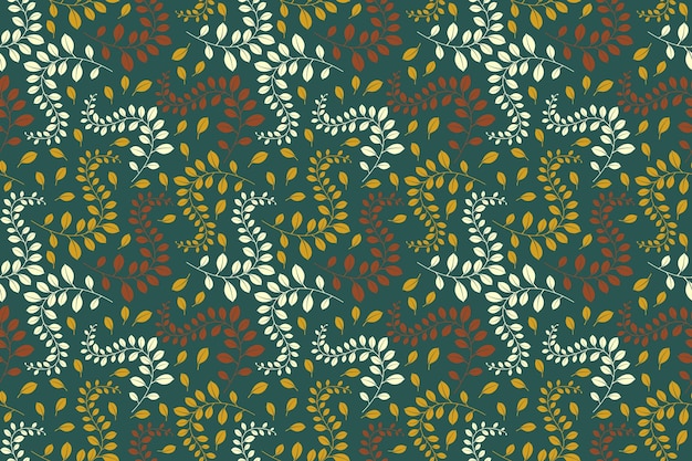 Vector oriental ivy background