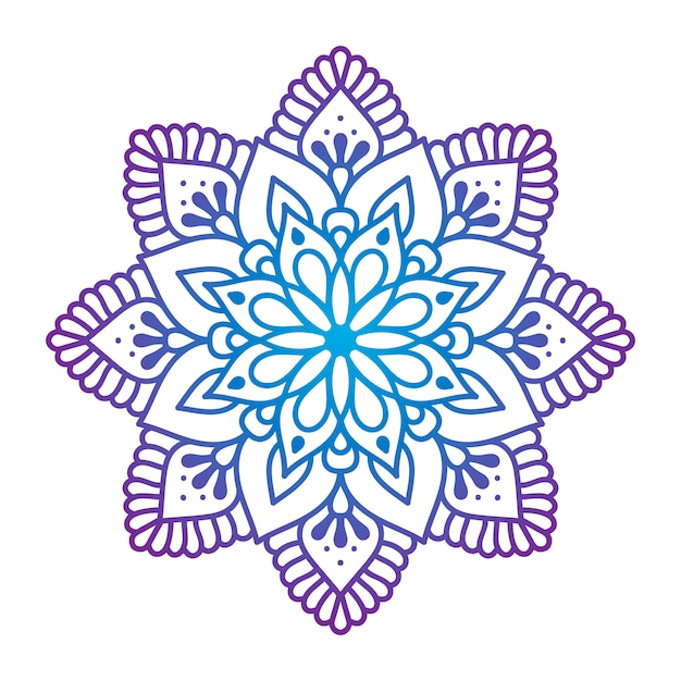 Oriental ornament mandala