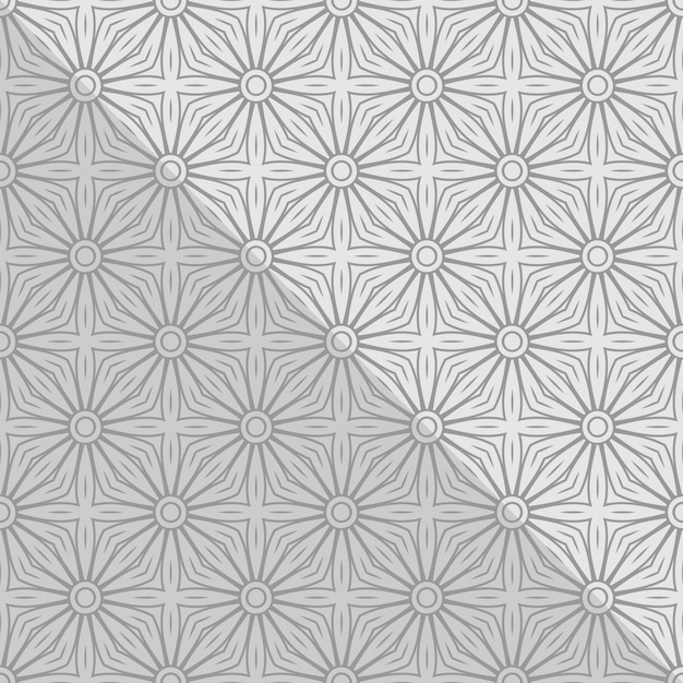 Oriental, ornamental and floral seamless pattern