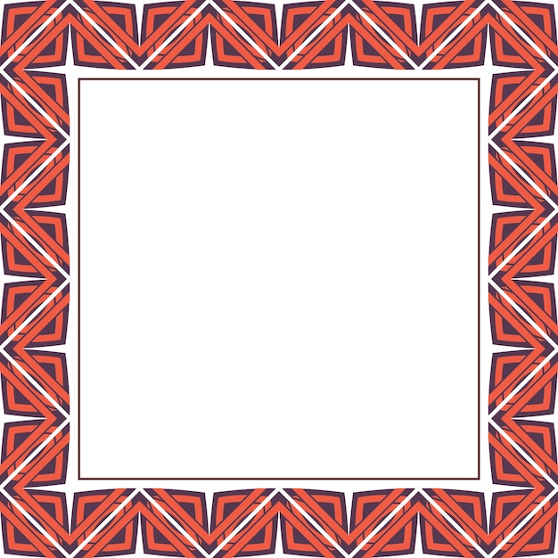 Восточная орнаментальная мозаика арабский дизайн для оформления страницы векторная рамка азиатской мозаичной границы