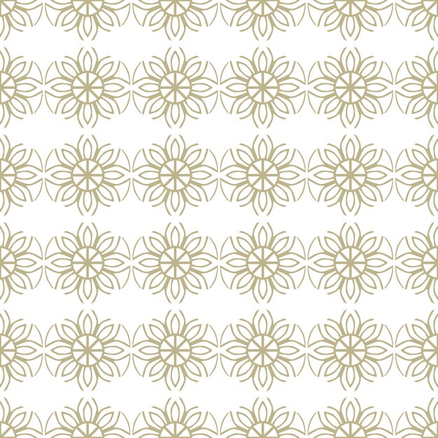 Oriental and ornamental seamless pattern, mandala style