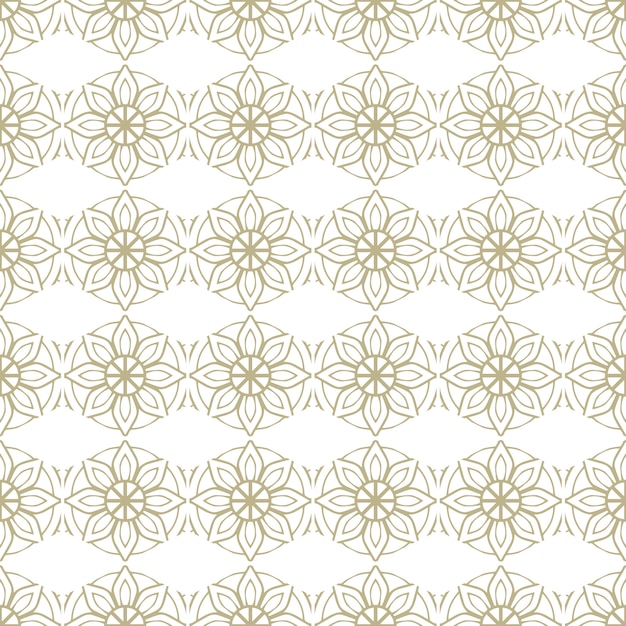 Oriental and ornamental seamless pattern, mandala style