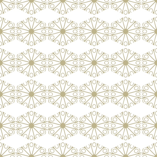 Oriental and ornamental seamless pattern, mandala style