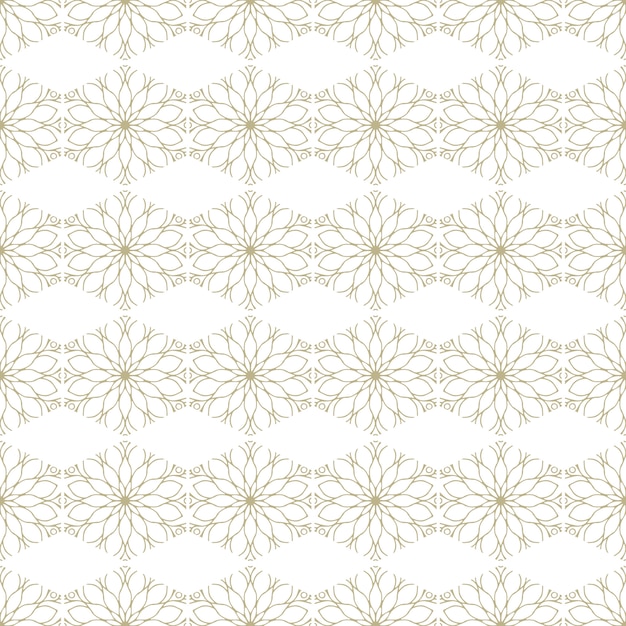 Oriental and ornamental seamless pattern, mandala style