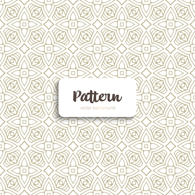 Oriental and ornamental seamless pattern