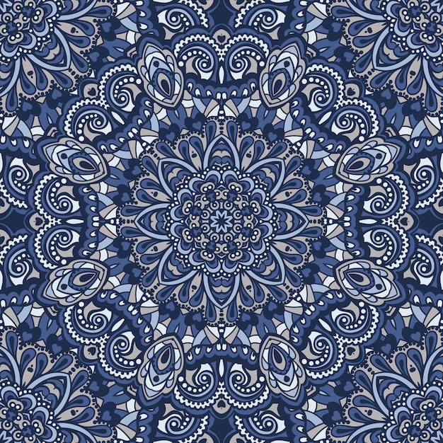 Oriental ornate seamless pattern.