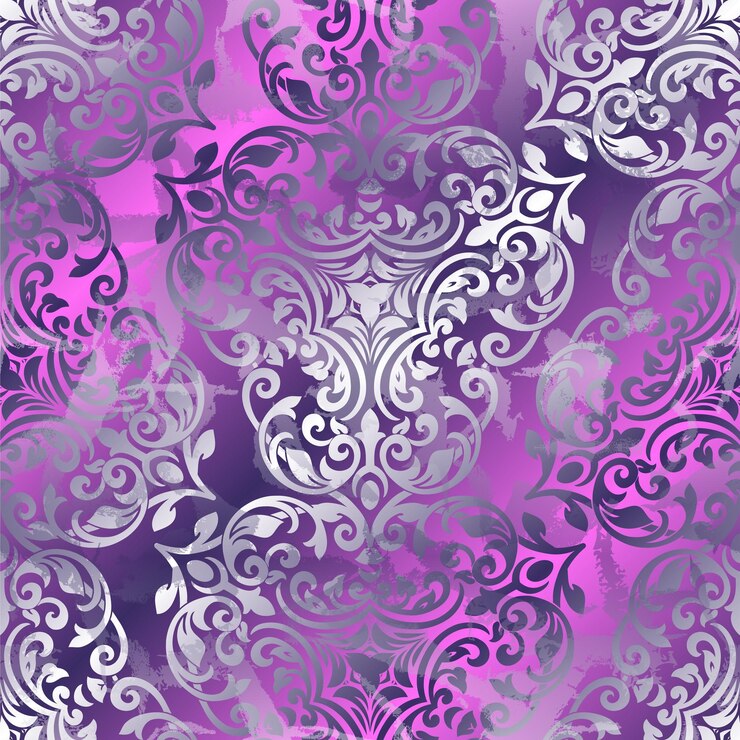Vector oriental vector pattern with arabesques and floral elements seamless vector background vector