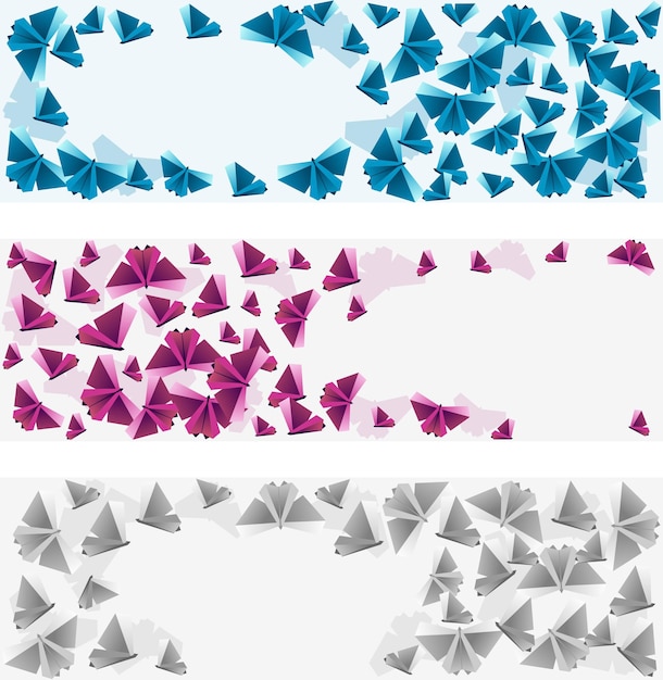 Origami banners