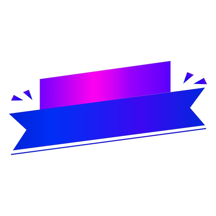 Vector origami sale banner label badge blank design template
