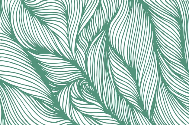 Vector original background with handdrawn curves