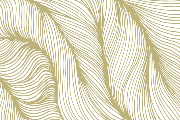 Vector original background with handdrawn curves