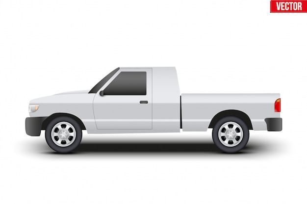 Vector original classic pickup truck  illustration