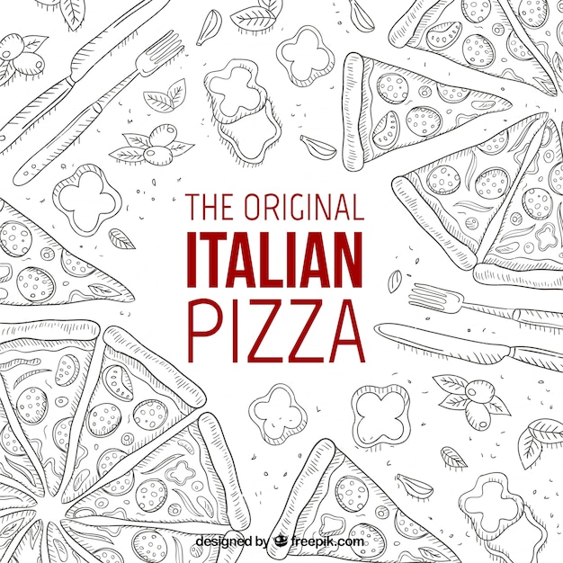 元イタリアのピザ