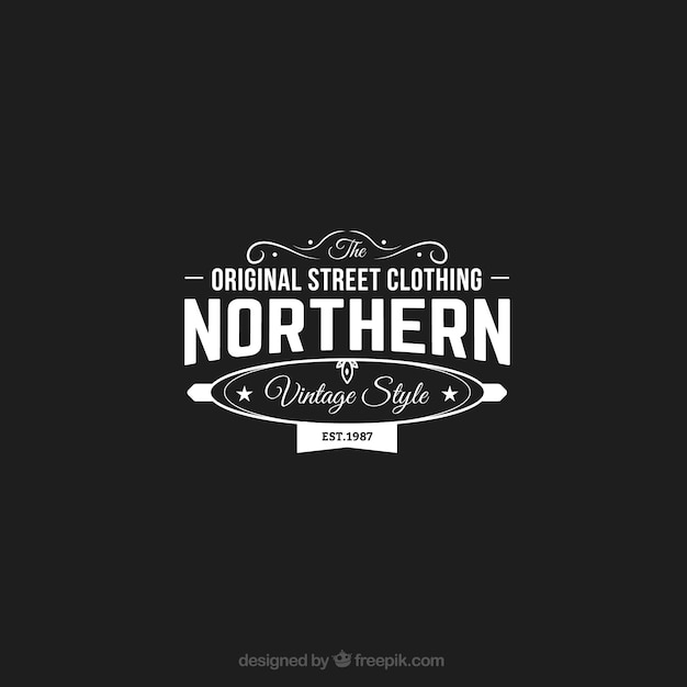 Original street clothing store logo