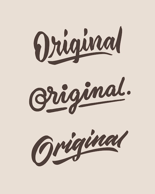 originele handschrift