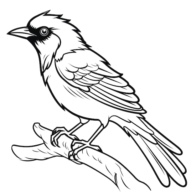 oriole coloring pages for kid